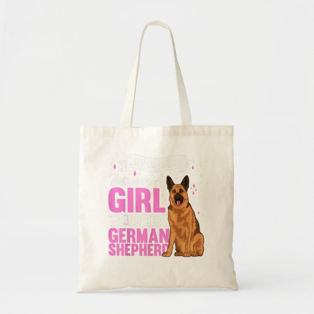 Tysk Shepherd Hund Apparel for Womens Tygkasse (Framsidan)