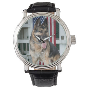 Tysk Shepherd Hund Armbandsur