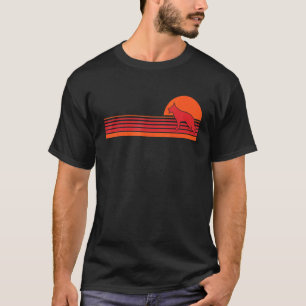 Tysk Shepherd Hund aveln Animal Retro Vintage Sty T Shirt
