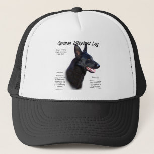 Tysk Shepherd Hund (blkB) Historikdesign Truckerkeps
