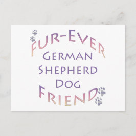 Tysk Shepherd Hund Furever Vykort