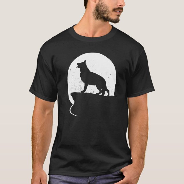 Tysk Shepherd Hund Gsd Hund aveln 4 T Shirt (Framsida)