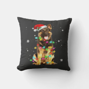 Tysk Shepherd Hund Julgran Jultröja Xmas Gör Kudde