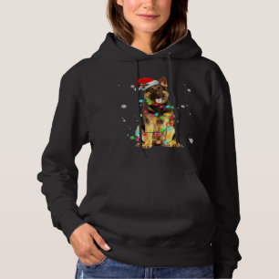 Tysk Shepherd Hund Julgran Jultröja Xmas Gör T Shirt