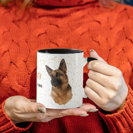 Tysk Shepherd Hund Kisses Fix Allt Mugg