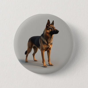 Tysk Shepherd Hund Knapp