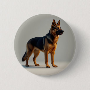 Tysk Shepherd Hund Knapp