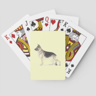 Tysk Shepherd Hund Kortlek
