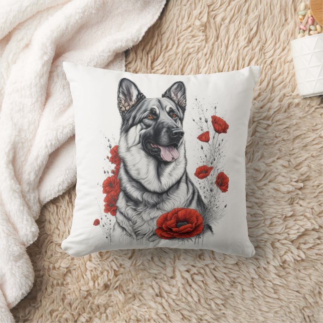 Tysk Shepherd Hund Kudde (Filt)