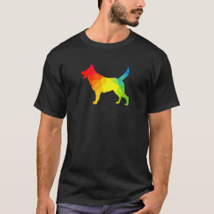 Tysk Shepherd Hund Mamma Watercolor T Shirt
