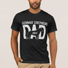 Tysk Shepherd Hund Pappa Puppy Pappa T Shirt