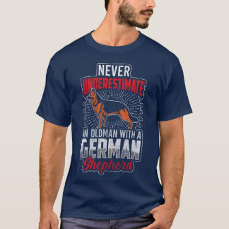 Tysk Shepherd Hund Protection Hund Police Hundar f T Shirt