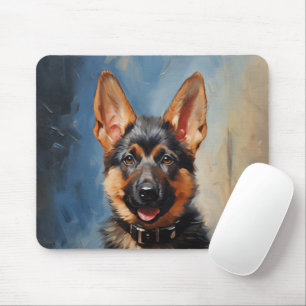 Tysk Shepherd hund puppy Musmatta