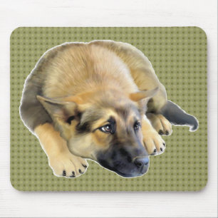 Tysk Shepherd Hund Puppy Musmatta