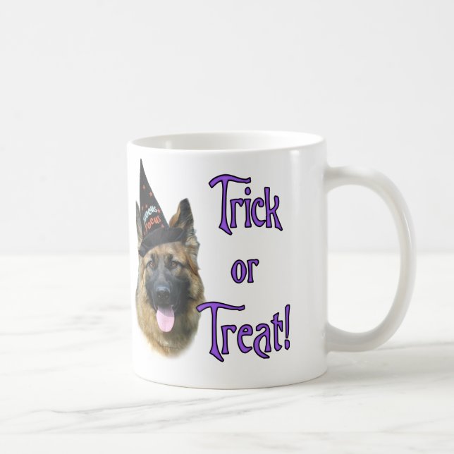 Tysk Shepherd Hund (sable) Trick Kaffemugg (Höger)