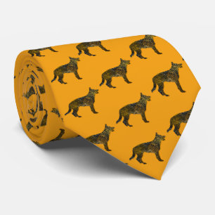Tysk Shepherd Hund Silhouette Halloween-Orange Slips