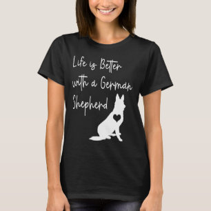 Tysk Shepherd Hund T Shirt