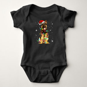 Tysk Shepherd Hund Träd jul Sweater Julafton Do T Shirt