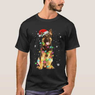 Tysk Shepherd Hund Träd jul Sweater Julafton Do T Shirt