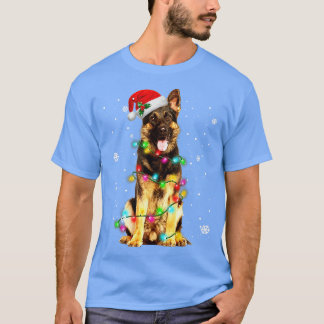 Tysk Shepherd Hund Träd jul Sweater Julafton Do T Shirt