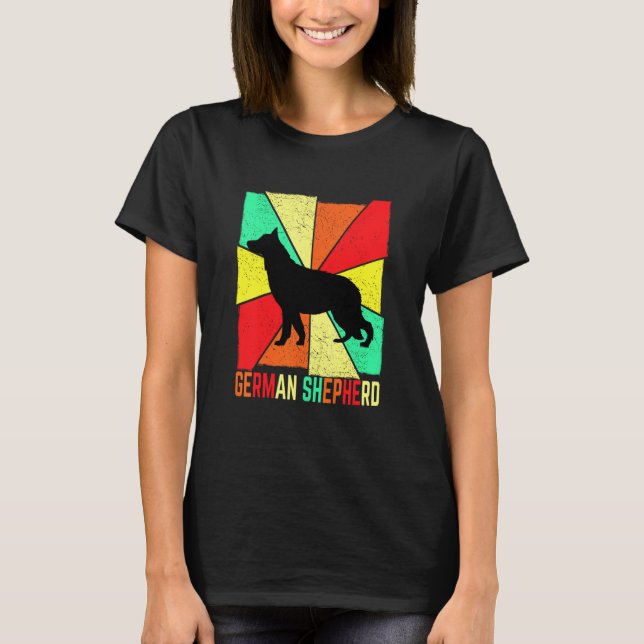 Tysk Shepherd Hundägare någonsin T Shirt (Framsida)