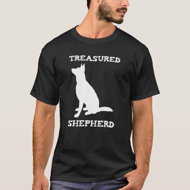 Tysk Shepherd Hundägare Puppy T Shirt (Framsida)