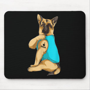 Tysk Shepherd I Kärlek Mamma Tattoapparel Hund Mam Musmatta