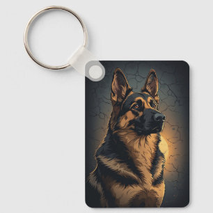🦴 Tysk Shepherd Inredning För Hundälskare 🦴 Nyckelring