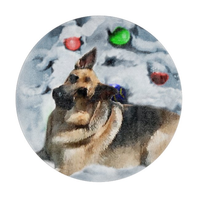 Tysk shepherd-jul (Framsidan)