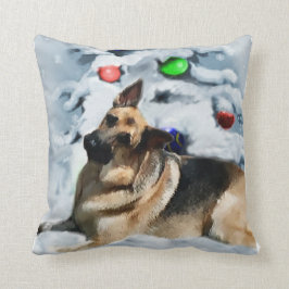 Tysk shepherd-jul kudde