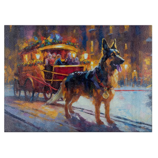 Tysk shepherd-julhelg (Framsidan)