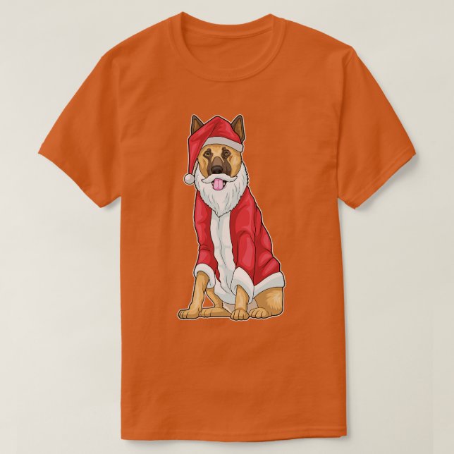 Tysk shepherd-jultomat TShirt T Shirt (Design framsida)