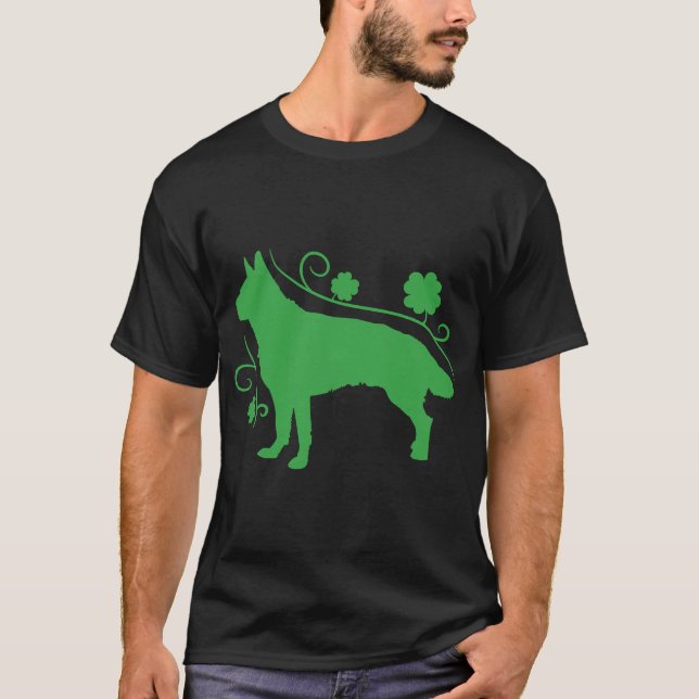 Tysk Shepherd Kärlek For Animals Hund 367 T Shirt (Framsida)