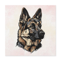 Tysk Shepherd Konst