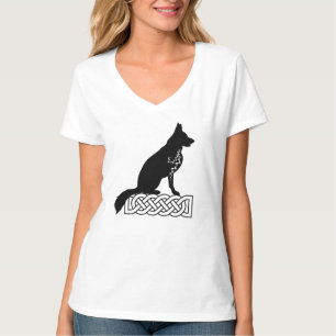 Tysk Shepherd Loki Sailor's Knot Black T Shirt