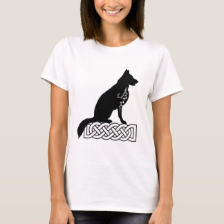 Tysk Shepherd Loki Sailor's Knot Black T Shirt