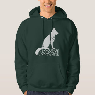 Tysk Shepherd Loki Sailor's Knot White Hoodie
