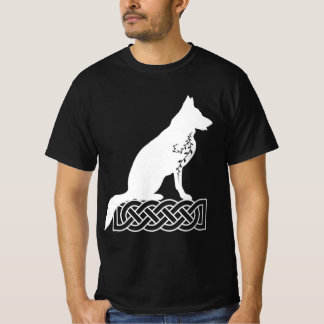 Tysk Shepherd Loki Sailor's Knot White T Shirt