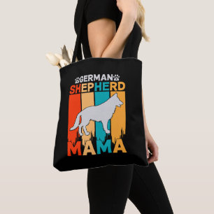 Tysk Shepherd MAMMA, Blue on Black Tygkasse