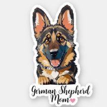 Tysk Shepherd Mamma Heart