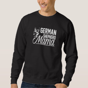 Tysk Shepherd Mamma Lång Ärmad Tröja