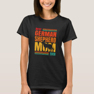 Tysk Shepherd Mamma Shepard Hund Mamma T Shirt