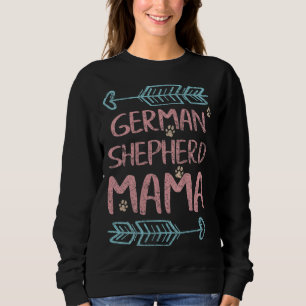Tysk Shepherd Mamma Shepherd Älskare Owner Hund Ma T Shirt