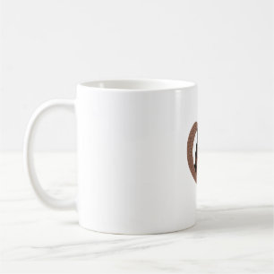 Tysk shepherd med Hjärtformade Ord Art Kaffemugg