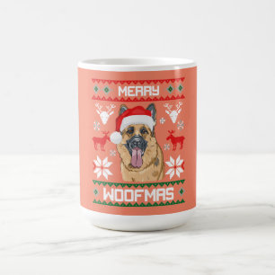 Tysk Shepherd Merry Woofmas Sweatshirt jul Kaffemugg