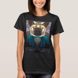 Tysk Shepherd Mirrored Distortion Womens Shirt T Shirt