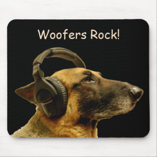 Tysk Shepherd Mousepad DJ Musmatta