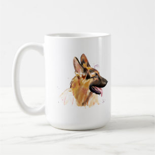 Tysk Shepherd-mugg – GSD hund kaffemugg