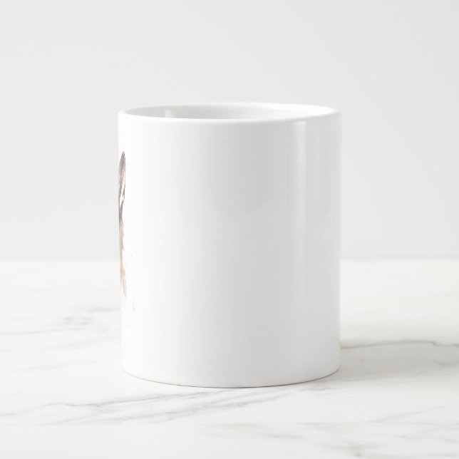Tysk Shepherd-mugg, hundmamma kaffekopp Jumbo Mugg (Framsidan)