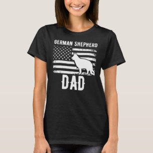 Tysk Shepherd Pappa För manar GSD K 9 Hund T Shirt